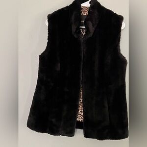 Tissavel of France Faux Fur‎ vest